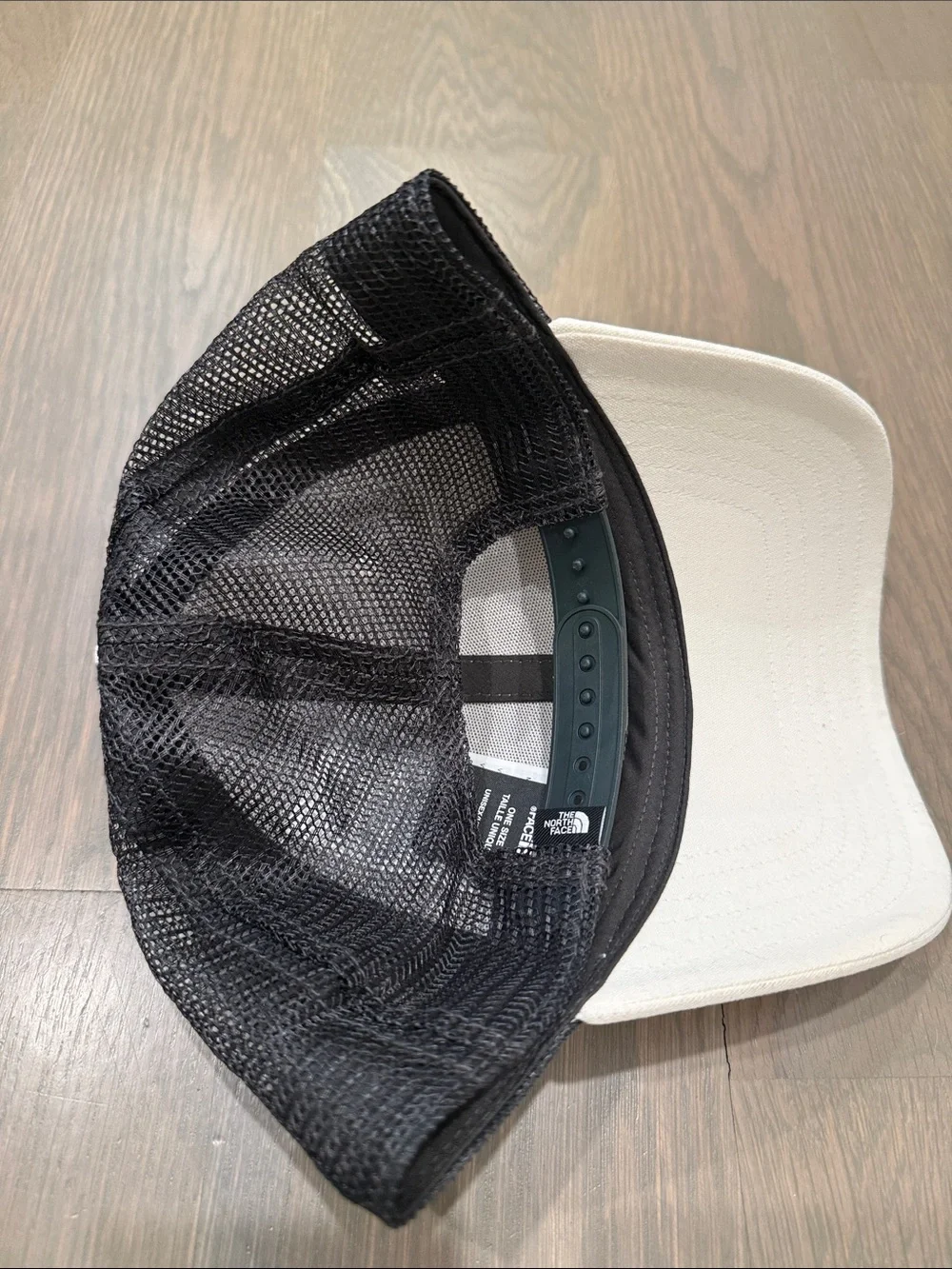 The North Face Two-Tone Snapback Cap with Blue Patch